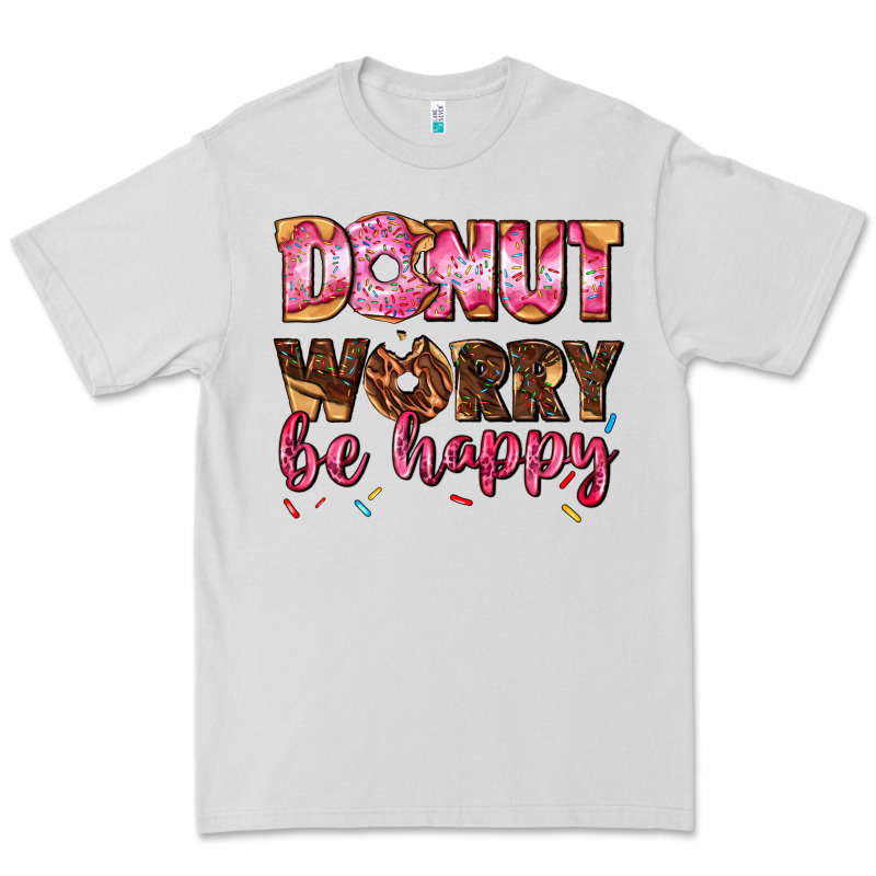 Donut Worry Be Happy Premium Tee by AdoDesignShop | Teevron