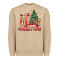 Mushroom red christmas bunny 1st christmas Heavyweight Sweatshirt - MaliasSmallBusiness