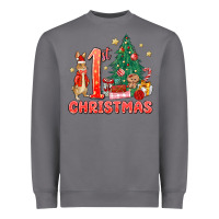 Storm red christmas bunny 1st christmas Heavyweight Sweatshirt - MaliasSmallBusiness