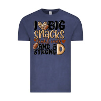 Vintage Denim i love big sacks tight ends and a strong d Vintage Tee - MaliasSmallBusiness