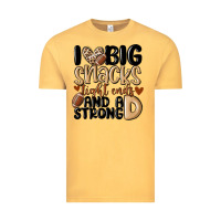 Vintage Mustard i love big sacks tight ends and a strong d Vintage Tee - MaliasSmallBusiness