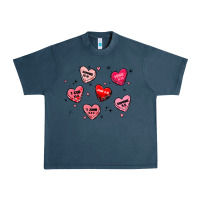 Midnight Navy howdy valentine Urban Heavy Tee - MaliasSmallBusiness