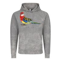 Cloud Rock Rosella Bird Vintage Hoodie - LillyAllenDesigns