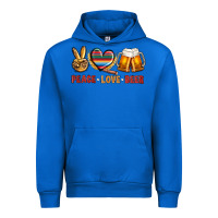 Cobalt peace love beer bbs Urban Hoodie - BundleAndBundleShop
