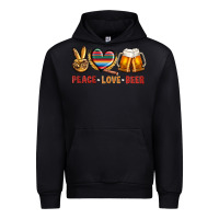 Foreset Green peace love beer bbs Urban Hoodie - BundleAndBundleShop