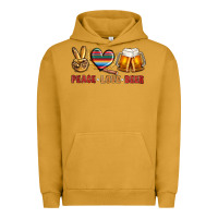 Pigment Peanut Butter peace love beer bbs Urban Hoodie - BundleAndBundleShop