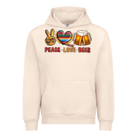 Sandshell peace love beer bbs Urban Hoodie - BundleAndBundleShop