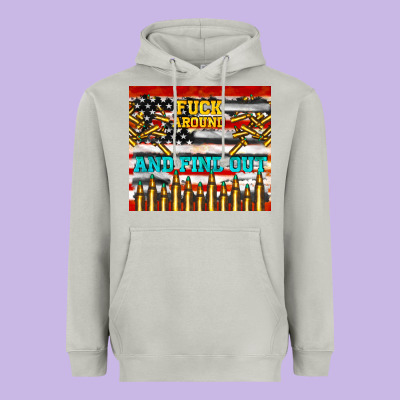 Fuck Around And Find Out Heavyweight Hoodie Designed By Tumblerdesignbyshophia