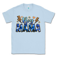 Dusty Blue boy mama Classic Tee - JahusDesignShop