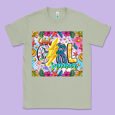 Hot Girl Summer Classic Tee Designed By Cowhidedigitalart