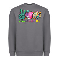 Storm peace love art Heavyweight Sweatshirt - NancyCooperArtShop