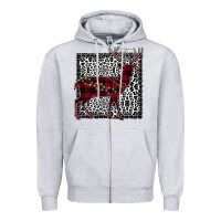 Heather Grey Christmas Deer Zipper Hoodie - Bettercallsaul