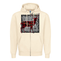Sandshell Christmas Deer Zipper Hoodie - Bettercallsaul