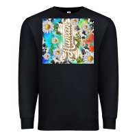 Black human with daisies Premium Sweatshirt - TumblerDesignByShophia