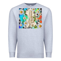 Heather Grey human with daisies Premium Sweatshirt - TumblerDesignByShophia