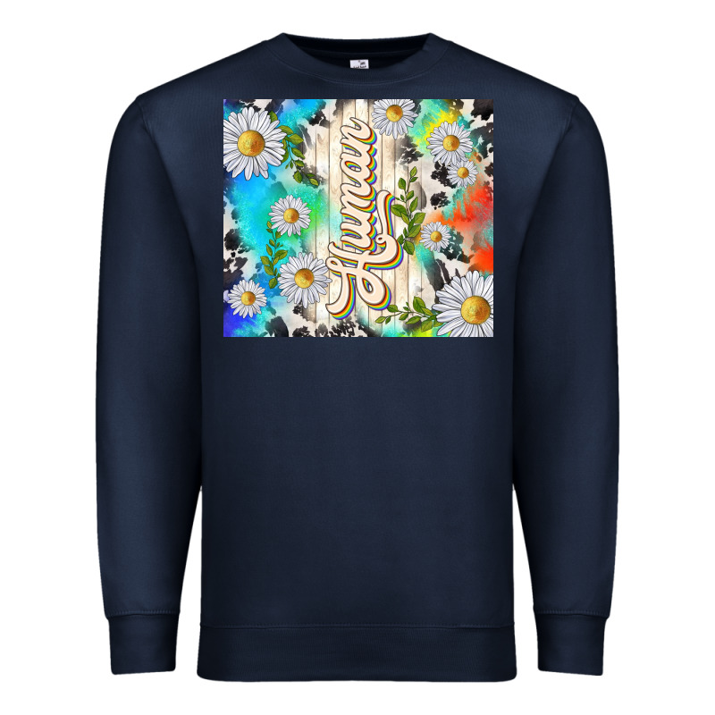 Human With Daisies Premium Sweatshirt by TumblerDesignByShophia | Teevron