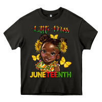 Asphalt little miss juneteenth Heavy Core Tee - HRA Design Shop