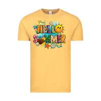 Vintage Mustard hello summer Vintage Tee - JahusDesignShop