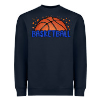 Navy basketball Heavyweight Sweatshirt - MaliasSmallBusiness