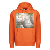 Carrot distressed volleyball pattern Premium Hoodie - TumblerDesignByShophia