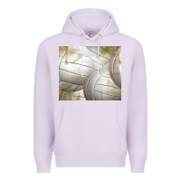 Lilac distressed volleyball pattern Premium Hoodie - TumblerDesignByShophia