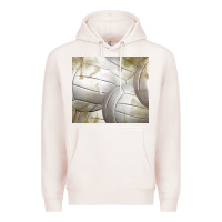 Pale Pink distressed volleyball pattern Premium Hoodie - TumblerDesignByShophia