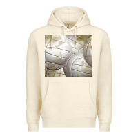 Sandshell distressed volleyball pattern Premium Hoodie - TumblerDesignByShophia