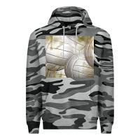 Slate Camo distressed volleyball pattern Premium Hoodie - TumblerDesignByShophia