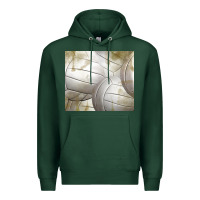 Distressed Volleyball Pattern Premium Hoodie | Teevron