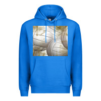 True Royal distressed volleyball pattern Premium Hoodie - TumblerDesignByShophia