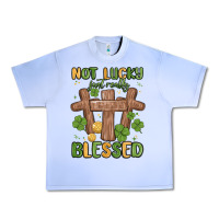 Grape Ice not lucky just really blessed malia Urban Heavy Tee - MaliasSmallBusiness