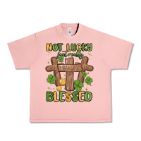 Not Lucky Just Really Blessed Malia Urban Heavy Tee | Teevron