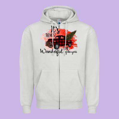 It S The Most Wonderful Time Of The Year Zipper Hoodie Designed By Bettercallsaul