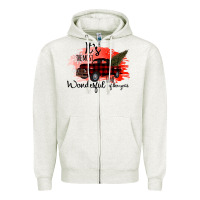 Oatmeal Heather It s The Most Wonderful Time Of The Year Zipper Hoodie - Bettercallsaul