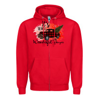 Red It s The Most Wonderful Time Of The Year Zipper Hoodie - Bettercallsaul