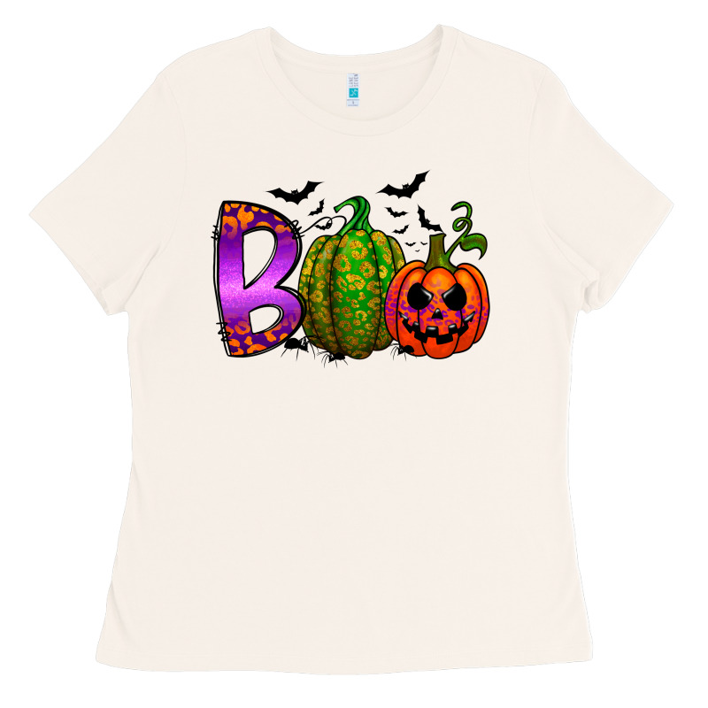 Boo Halloween Ladies Tee by RacoonDesign | Teevron
