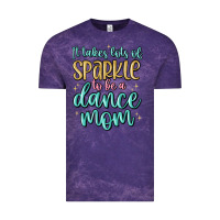 Cloud Purple it takes lots of sparkle to be a dance mom Vintage Tee - MaliasSmallBusiness