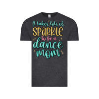 Vintage Black it takes lots of sparkle to be a dance mom Vintage Tee - MaliasSmallBusiness