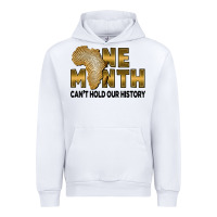 White one month can't hold our history Urban Hoodie - FaDigitalArtStudio