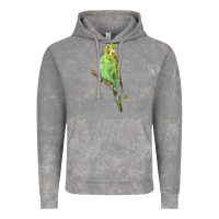 Cloud Rock Budgeriar Bird Parrot Vintage Hoodie - LillyAllenDesigns