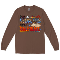 Chestnut my students are on point Long Sleeve Tee - NancyCooperArtShop