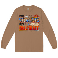 Toasted Coconut my students are on point Long Sleeve Tee - NancyCooperArtShop