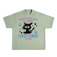 Oil Green i survived 100 days of school cat Urban Heavy Tee - MaliasSmallBusiness