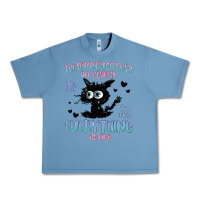 Pebble Blue i survived 100 days of school cat Urban Heavy Tee - MaliasSmallBusiness