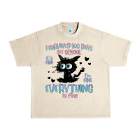 Sandshell i survived 100 days of school cat Urban Heavy Tee - MaliasSmallBusiness