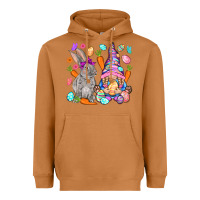 Meerkat Easter gnome and rabbit Easter Day Heavyweight Hoodie - HowdyJamesFarm