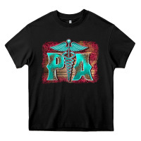 Black physician medical symbol assistant nurse background Heavy Core Tee - BarkalooDesign