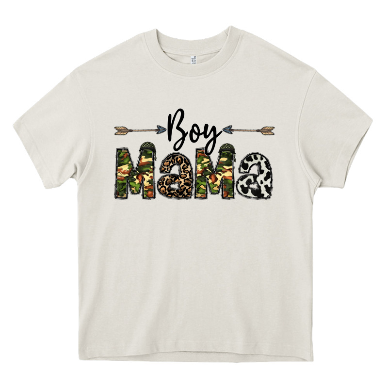 Boy Mama Heavy Core Tee by CowhideDigitalArt | Teevron