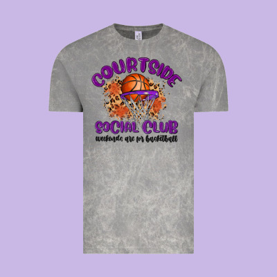 Courtside Social Club Vintage Tee Designed By Maliassmallbusiness