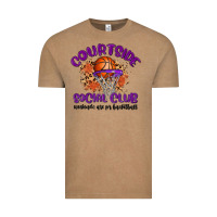 Vintage Coffee courtside social club Vintage Tee - MaliasSmallBusiness
